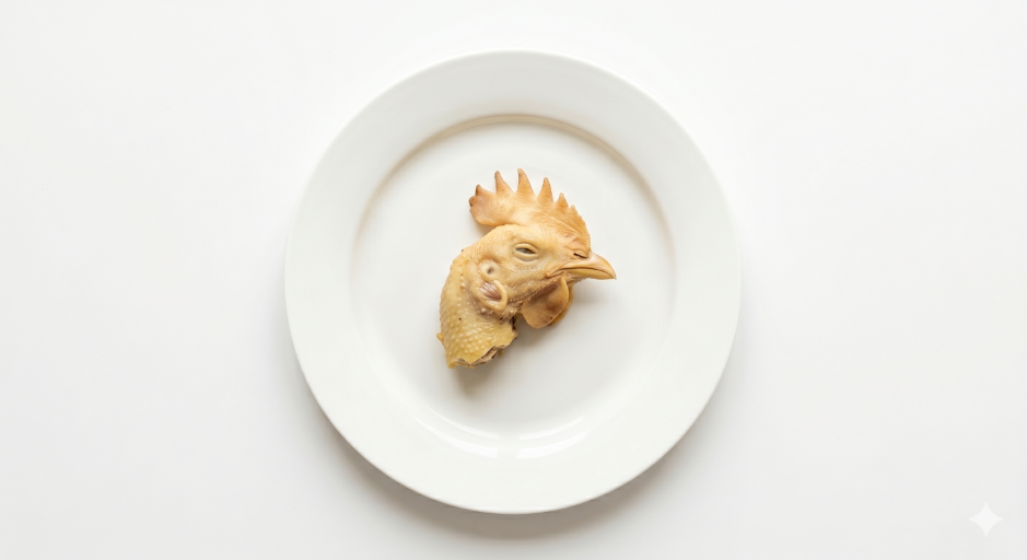 Chicken  Head for Pets